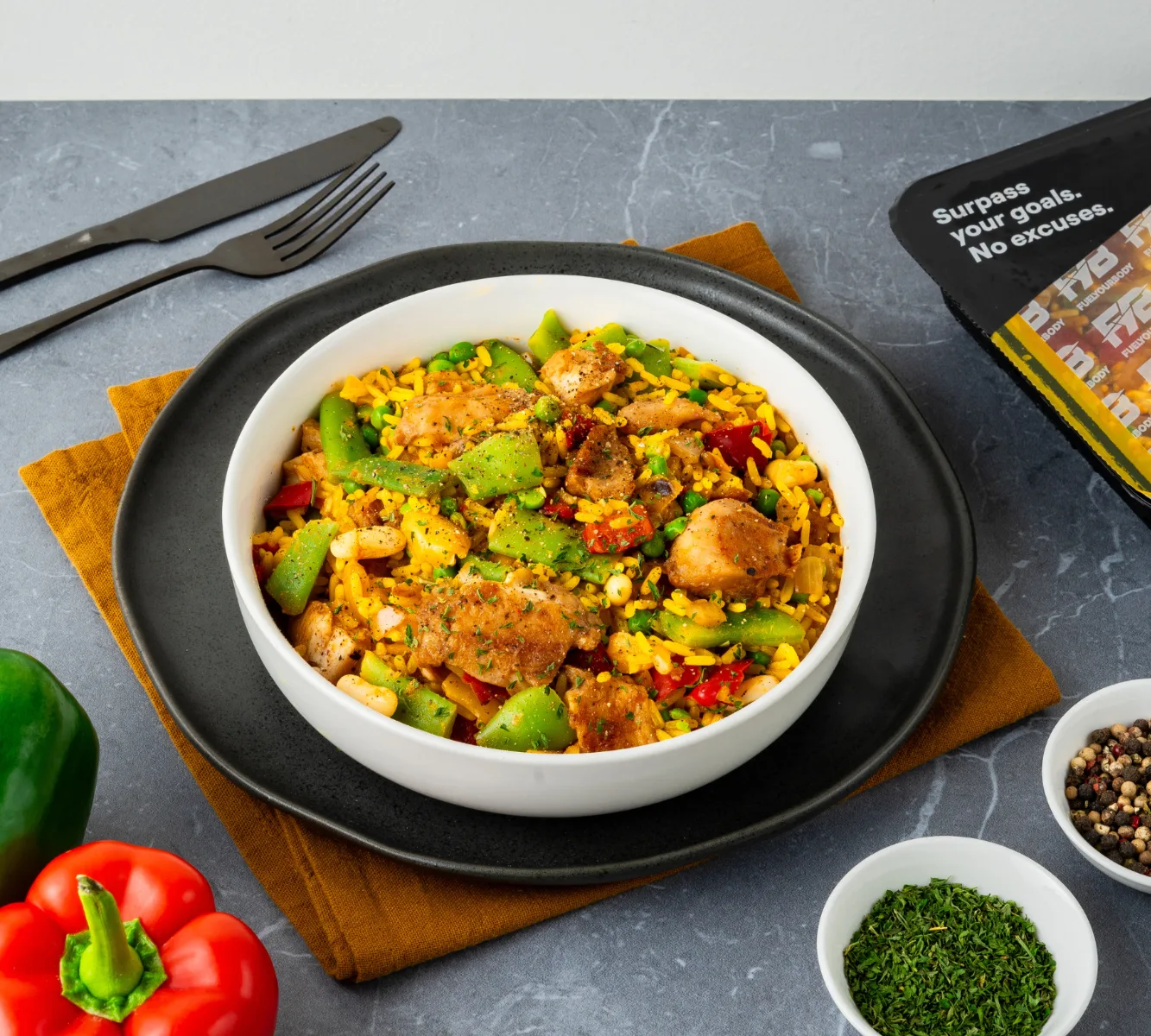 Paella - Gebakken Kipfilet Blokjes [BULK]