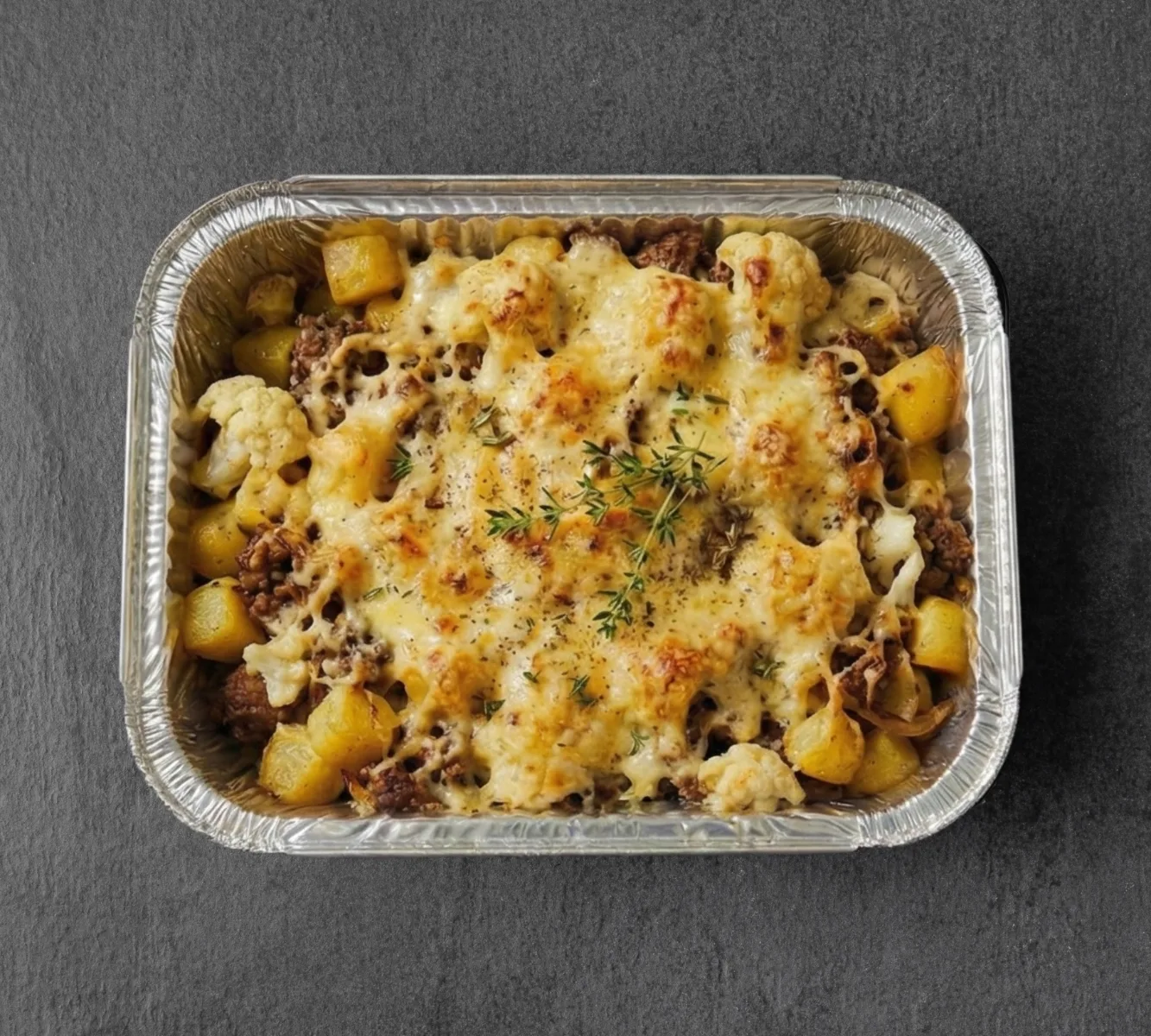 Aardappel Ovenschotel - Rundergehakt, Bloemkool & kaas [OVENMEAL]